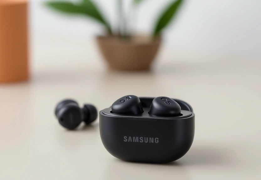 Representação visual de Mercado Livre faz queima de fone de ouvido Galaxy Buds Core da Samsung