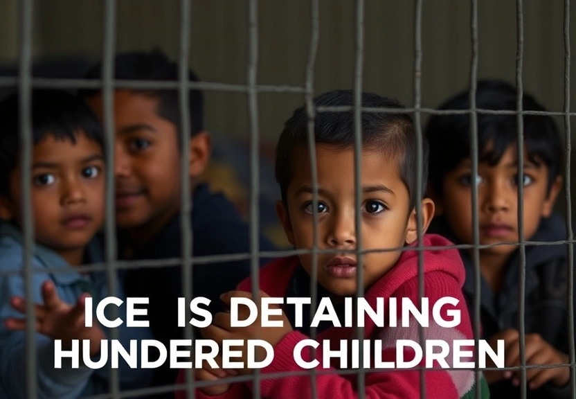Representação visual de ICE Is Detaining Hundreds of Children