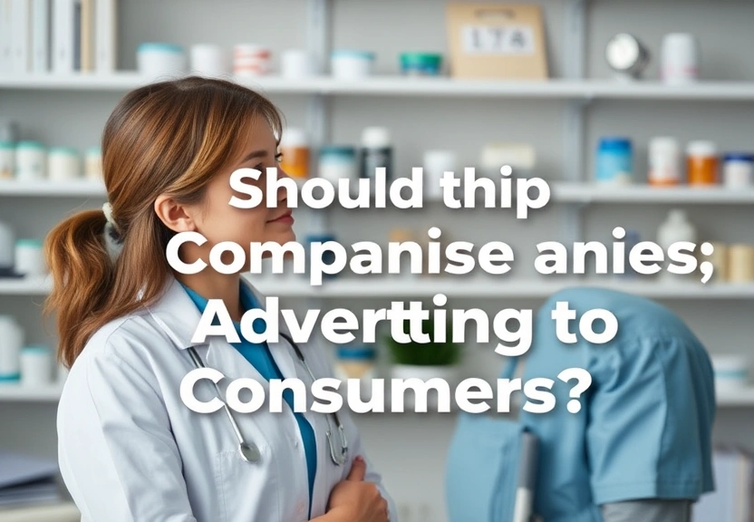 Representação visual de Should Drug Companies Be Advertising to Consumers?