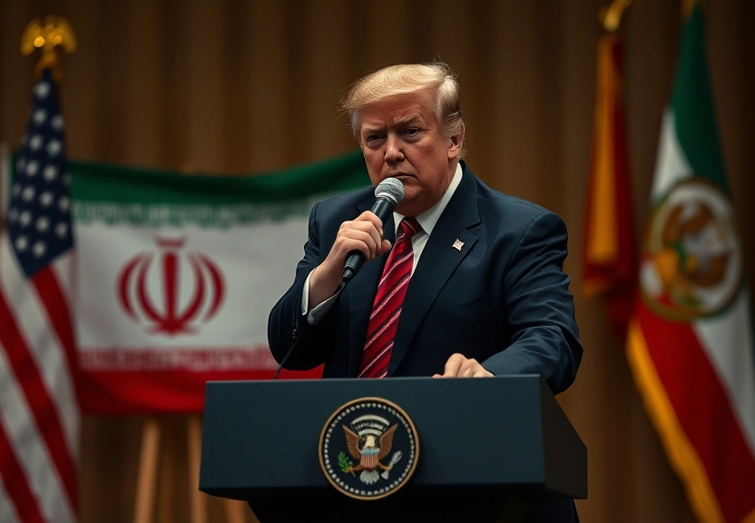 Representação visual de How Trump Decided to Go to War With Iran