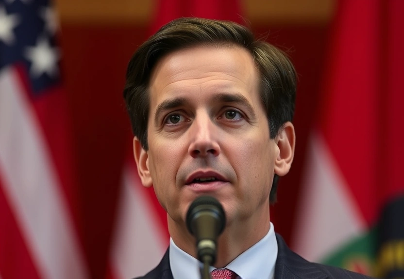 Representação visual de Marco Rubio: objetivo dos EUA é eliminar mísseis de curto alcance do Irã